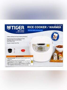 Tiger JBV-G10U 5.5 Cup Micom Rice Cooker Tacook Made in Japan